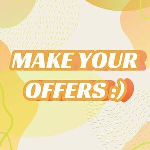 You can make offers! If reasonable I accept them